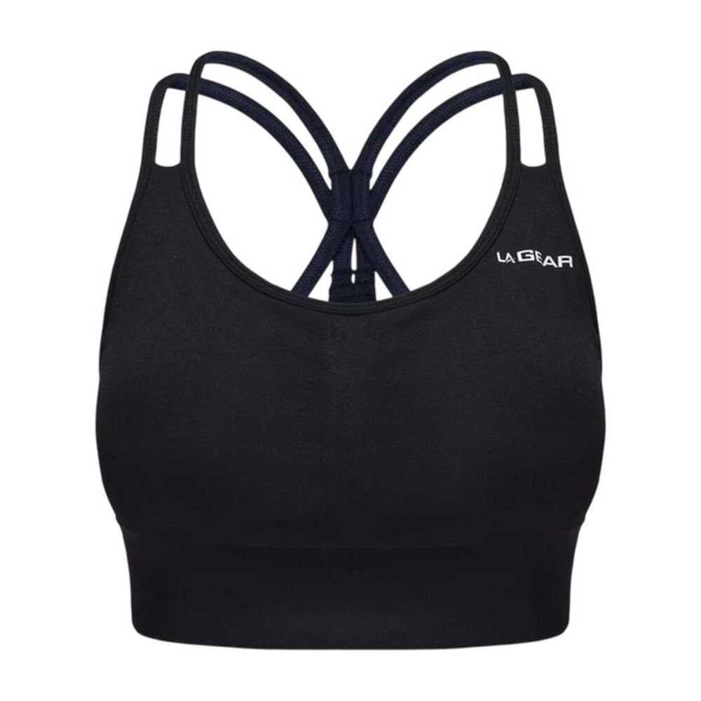 LA Gear Womens/Ladies Seamless Sports Bra / Black